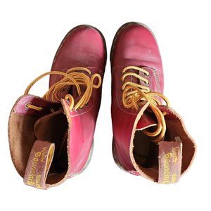 Red Doc Marten Boots